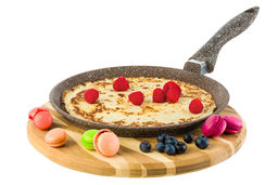 Сковорода блинная 24 см ГАРМОНИЯ ВКУСА "Коричневый опал" н/р, 45*25*7,5 см