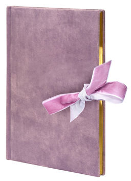 Книжка записная А5 140x190 мм 80 листов линия LOREX DARLING твердая обложка лаванда, с ляс...