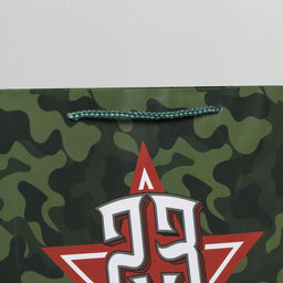 Пакет подарочный ламинированный, упаковка, «С праздником!», L 28 х 38 х 9 см