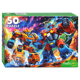Пазлы 50 "Космические трансформеры"