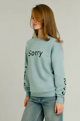Арт. 15104 Свитшот женский 44-52 (5 шт) Цвет:мята - Калинка фото 17