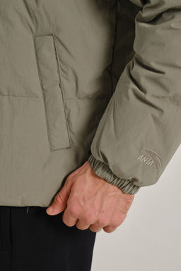 Пуховик короткий Зеленый