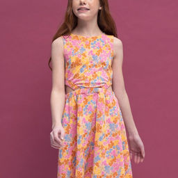 PELICAN, платье для девочек, Персиковый