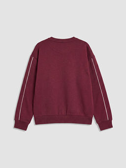 Bask?l? K?z ?ocuk Soft Touch Sweatshirt - Waikiki фото 3