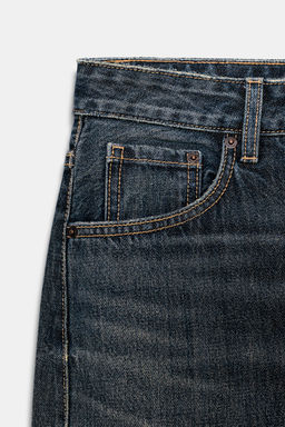 JEANS TRF BAGGY BALLOON TIRO MEDIO / Azul - Zara фото 9