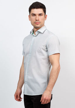Сорочка мужская короткий рукав GREG 143/109/2034/ZS/1  фото 7