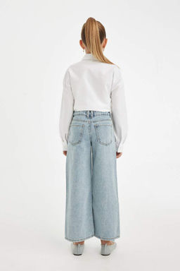 Широкие брюки для девочек - Defacto фото 6