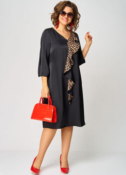 Платье EVA GRANT 7200Л-Р принт леопард