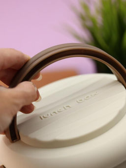 Ланчбокс Round box 2 яруса, white (1400 мл)