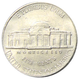 5 центов 2001 года D США