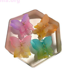 Заколка-краб Colorful butterfly - Купи слона фото 3