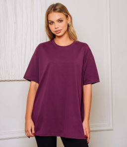 Футболка #КТ1 (22)-2, сливовый