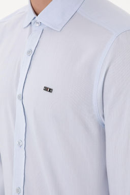 Erkek A__k Mavi Uzun Kollu Basic G_mlek Sepette S_rpriz _ndirim - U.s. polo assn фото 7