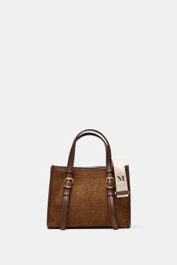 CORDUROY MINI TOTE BAG - Zara фото 6