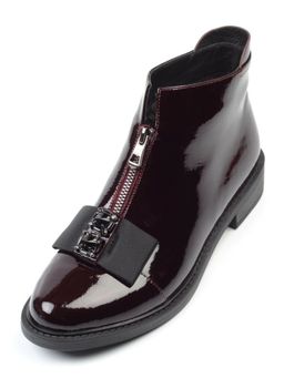 01-CA104-3 WINE Ботинки женские (натуральная кожа, байка) - No name фото 6