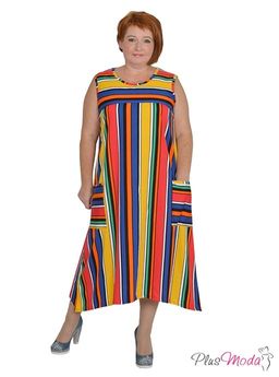 Платье Модель №1043 размеры 44-84 - Plusmoda фото 2