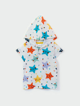 Футболка с капюшоном, синий - Lesi kids фото 13