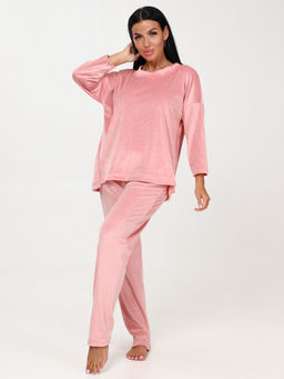 452 ПИЖАМА ЖЕНСКАЯ (брюки) (Коралл) - А-дина фото 3