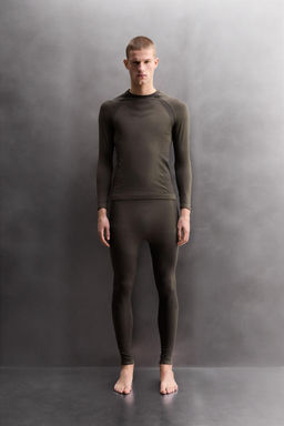 FIRST LAYER COMPRESSION SKI LEGGINGS - Zara фото 10
