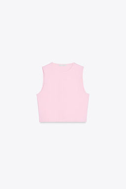 COTTON CROP TOP - Zara фото 26