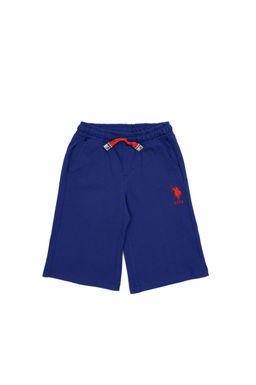 Детские синие вязаные шорты - U.s. polo assn фото 4