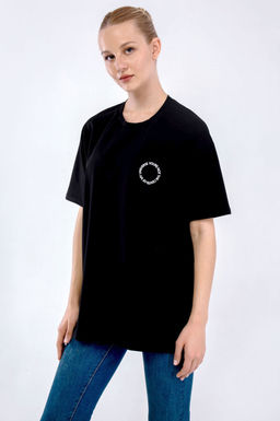 Арт. 3738 Футболка женская 42-52 (6 шт) Цвет:черный - Калинка фото 5