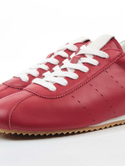 03-908397-5 RED Кеды женские (натуральная кожа)