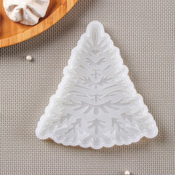Силиконовый молд Узорная ёлка, 12,5?12 см, прозрачный - Simaland фото 2