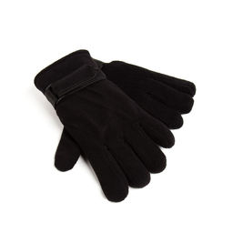 Перчатки женские MINAKU: Hello, winter!, двухслойные, чёрные, размер 24 см