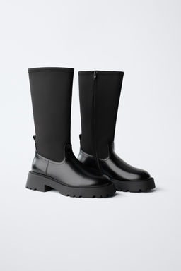 KNEE-HIGH SOCK BOOTS - Zara фото 2