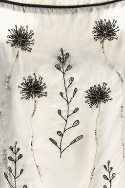 EMBROIDERED DRESS WITH BEADING - Zara фото 6