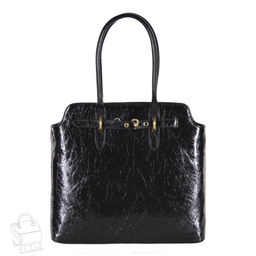 Сумка женская кожаная 6069Q black Polina&Eiterou  в Новосибирске
