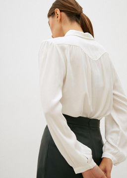 Conso/PR 210904 - ivory Блузка фото 2