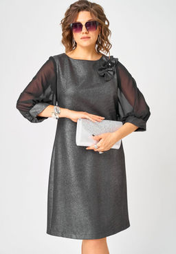 Платье EVA GRANT 7310D графит