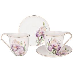 Чайный набор Lefard Irises на 2 персоны 4 предмета 275 мл