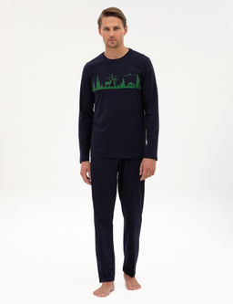 Lacivert Pijama Tak_m_ - Pierre cardin фото 4