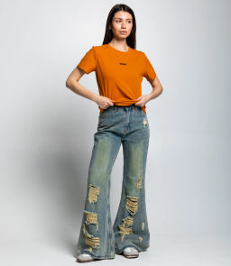 Футболка #КТ230, терракотовый