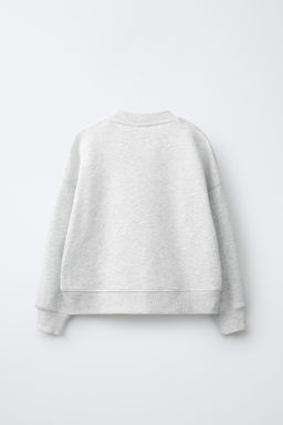 SUDADERA ESTAMPADO TEXTO Y OSO / Gris vigor? - Zara фото 4