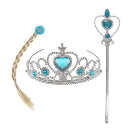 Набор холодное сердце, белая коса, жезл, корона - Simaland фото 4