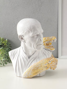 Копилка "Волан-де-Морт" 31х27х23 см, белый с золотом