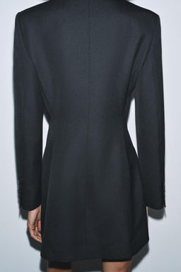 ZW COLLECTION DOUBLE-BREASTED BLAZER DRESS - Zara фото 3