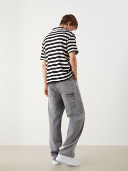Baggy Fit Erkek Jean Pantolon