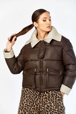 Куртка SHETTI 2214 шоколад  фото 5