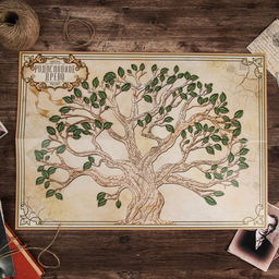 Родословная книга «Перо», 66 листов, 20 х 25 см.