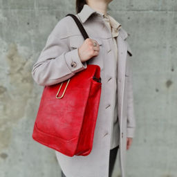 Женская сумка шоппер из эко кожи с косметичкой 0075-2