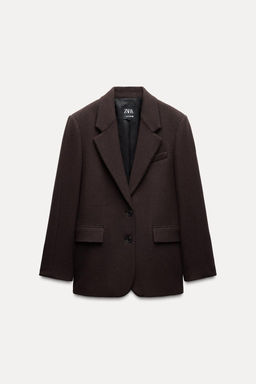 OVERSIZE WOOL BLAZER ZW COLLECTION - Zara фото 4