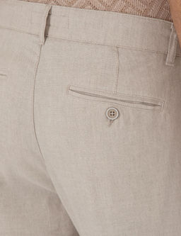 Bej Carrot Fit Kanvas Pantolon - Cacharel фото 6