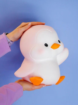 Копилка Cute penguin, pink (28 см), пластик