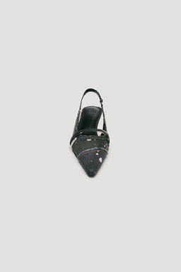 ZAPATO DESTALONADO DENIM LIMITED EDITION / Negro - Zara фото 2