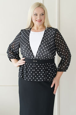 Платье ALANI 1778 крупный горох - Alani collection фото 2